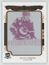 2023-24 UD The Cup Rookie Masterpieces Akito Hirose RC 1/1 #CRE-132