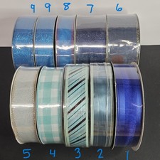 Choice Premium Wired Ribbon 50 yds Member's Mark Kirkland Christmas Spring