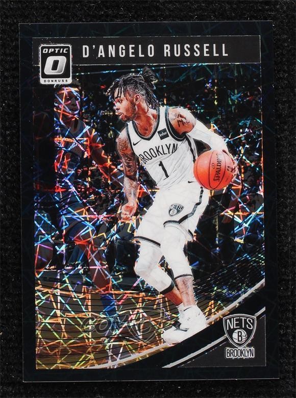 2018 Panini Donruss Optic Black Velocity Prizm 32/39 D'Angelo Russell #116 oh5
