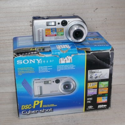 Sony Cyber-shot DSC-P1 3.1MP Digital Camera *GOOD/TESTED* W BOX