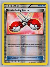 Buddy-Buddy Rescue 135/162 Uncommon BREAKthrough Pokemon Reverse Holo Near Mint