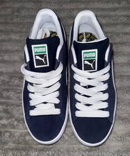 NWOB Puma Suede Classic XXI Sneakers Peacoat Blue / Off White 374915-04 Men's 6