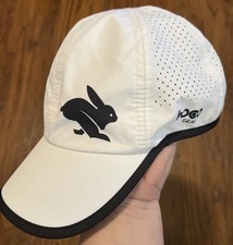 Boco Gear Running Hat Cap Rabbit White 6 Pane...