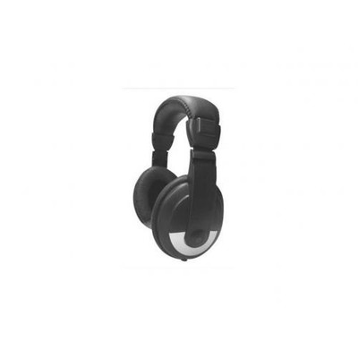 Open Box: Basic Lab Headphone Black - Boom Microphone, Volume Control - Adjustab