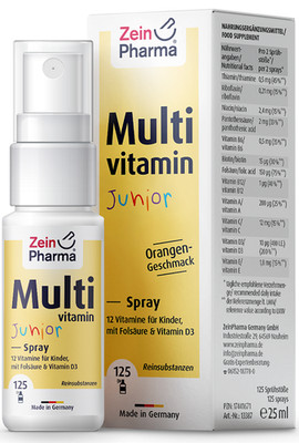 Zein Pharma Multivitamin Junior - 25ml Spray (716,00 EUR/L)