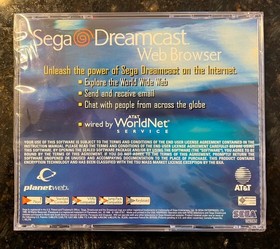 New Sega Dreamcast Web Browser, Sealed, Mint, 1999, AT&T