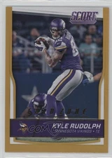 2016 Score Jumbo Gold Zone /99 Kyle Rudolph #185