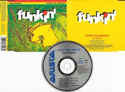 TOM BROWNE - funkin for jamica  - 4 tracks  CD