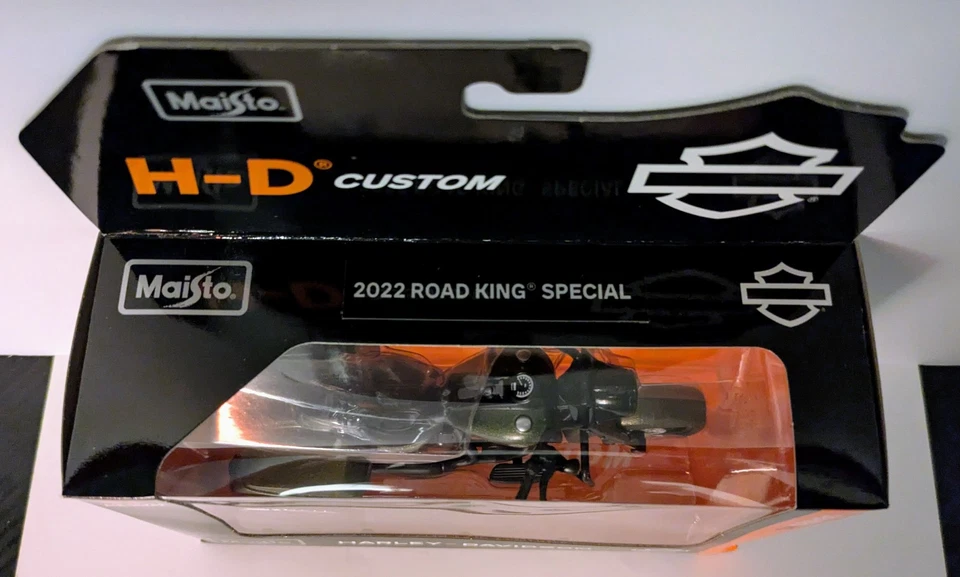 Maisto Harley Davidson 2022 Road King Special Series 43 1:18 fundido a presión Foto 4 de 4