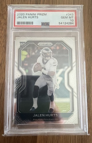 PSA 10 💎2020 Panini Prizm - Rookie Jalen Hurts #343 (RC)