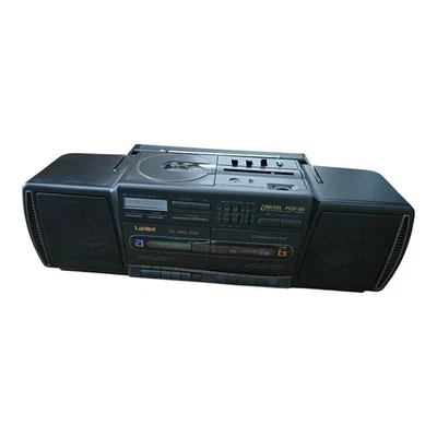 Boombox CD Radio Cassette PCB-80 Double cassette / Luxton / Bon état - Photo 1/4