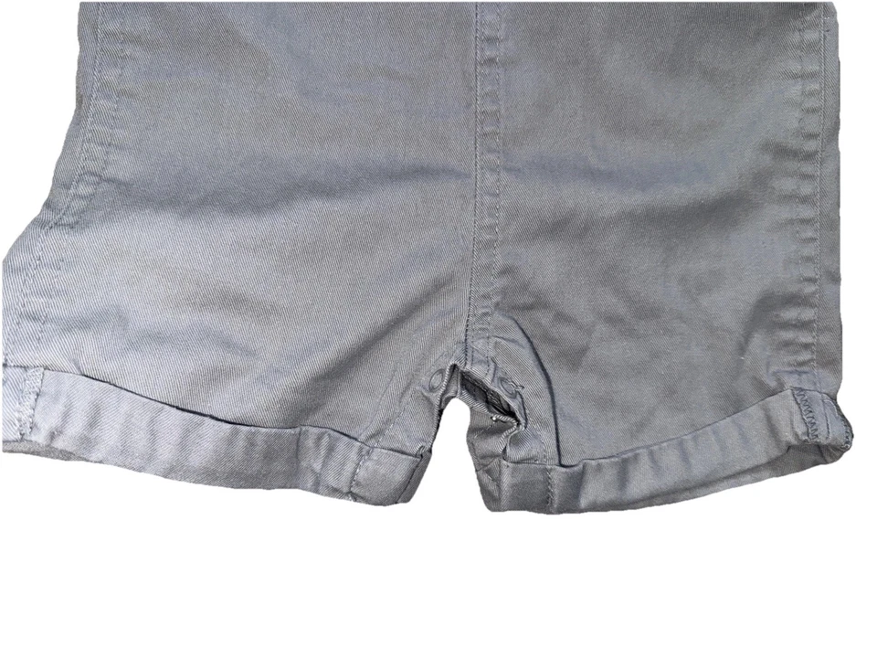 24 meses Niño Pequeño Gris Dinosaurio Mono Pantalones Cortos Verde Niños Jumper Foto 4 de 4