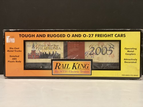 MTH RailKing 30-74184 Philadelphia Año Nuevo 2005 Calibre O Carro Caja Nuevo en Caja | Zustand: New