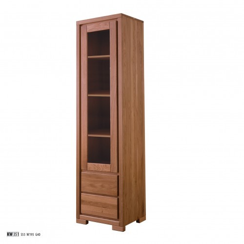 Klassische Vitrinen Schrank Vitrine Wohnzimmer Schau SchräNke Design Echtes Holz-image