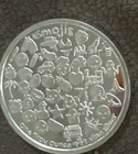 VINTAGE Emojis - SilverTowne .999 Fine Silver 1 Troy Oz Round/Art Bar