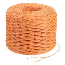 Raffia Ribbon 219 Yard Paper Twine String for Festival Gifts Wrapping Orange