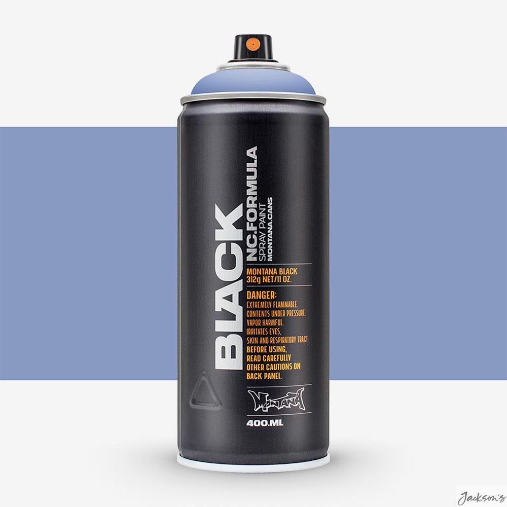 Montana Waltraut Spray Paint Black 400ml For Craft And DIY Projects