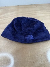 The North Face Fleece Beanie Hat Purple Plush...