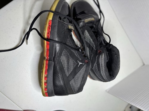 NIKE AIR JORDAN basketball shoe XVI 16 RETRO COUNTDOWN Black RED Size 9.5 - Picture 10 of 16