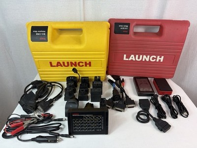 Launch X431 Diagun Code Diagnostic Tool w/ Cases, Adapters & MORE  - For Parts