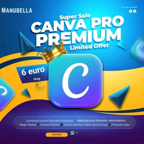 Invito Privato Canva Premium +tutti App Ai +canva Ai Tutto Incluso 