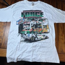 Vtg 2002 100th Victory NHRA Racing John Force Funny Car Men's Sz L ACK