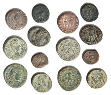 Lot of 7 Roman AE coins