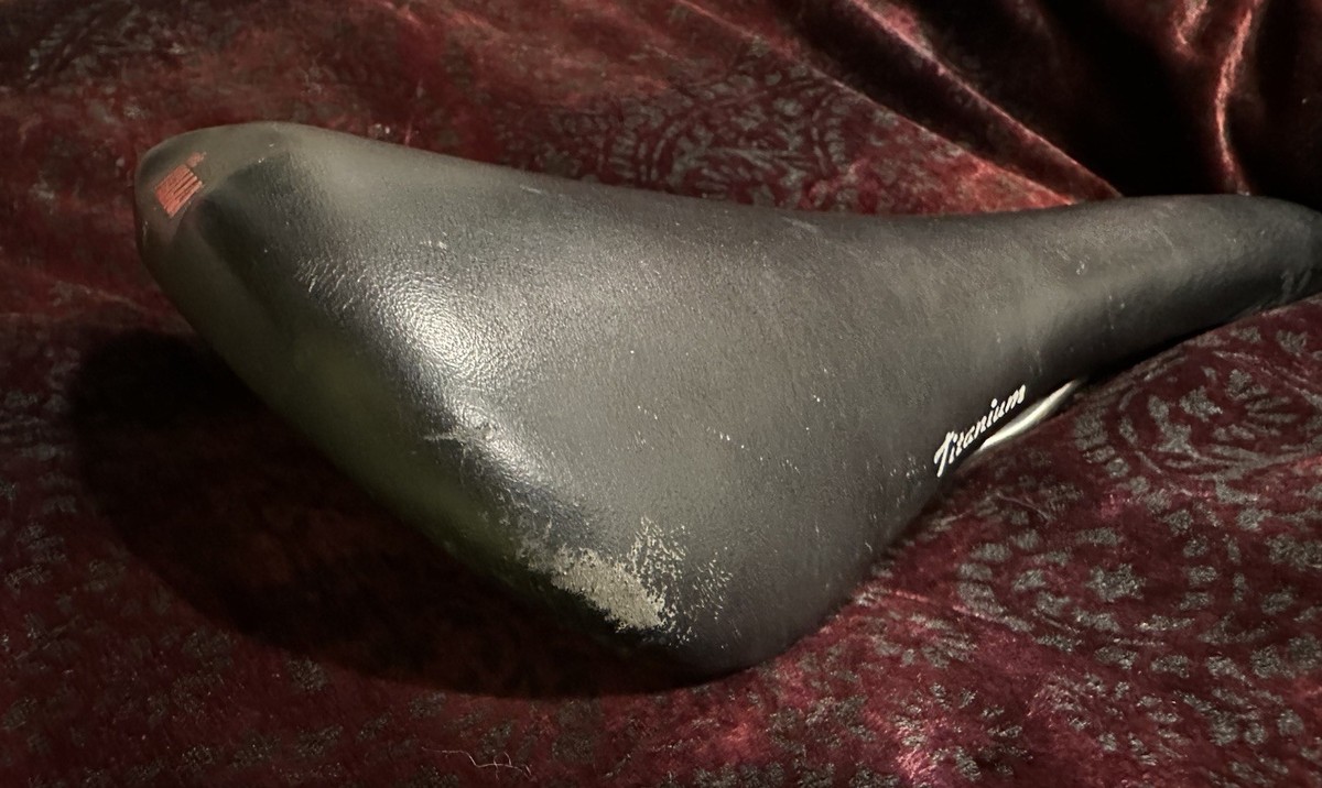 Selle Vélo Vintage Viscount Titanium Flite – 1992 – Neuve Avec Défaut – Route