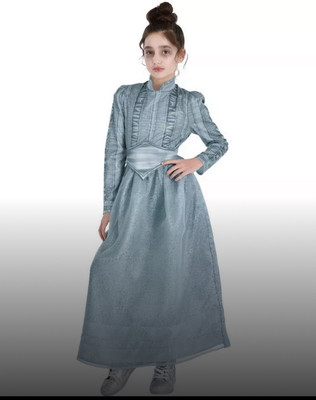 beetlejuice astrid blue dress Beetlejuice Astrid Striped Dress Cosplay Halloween Party Costume Outfi   ACcosplay