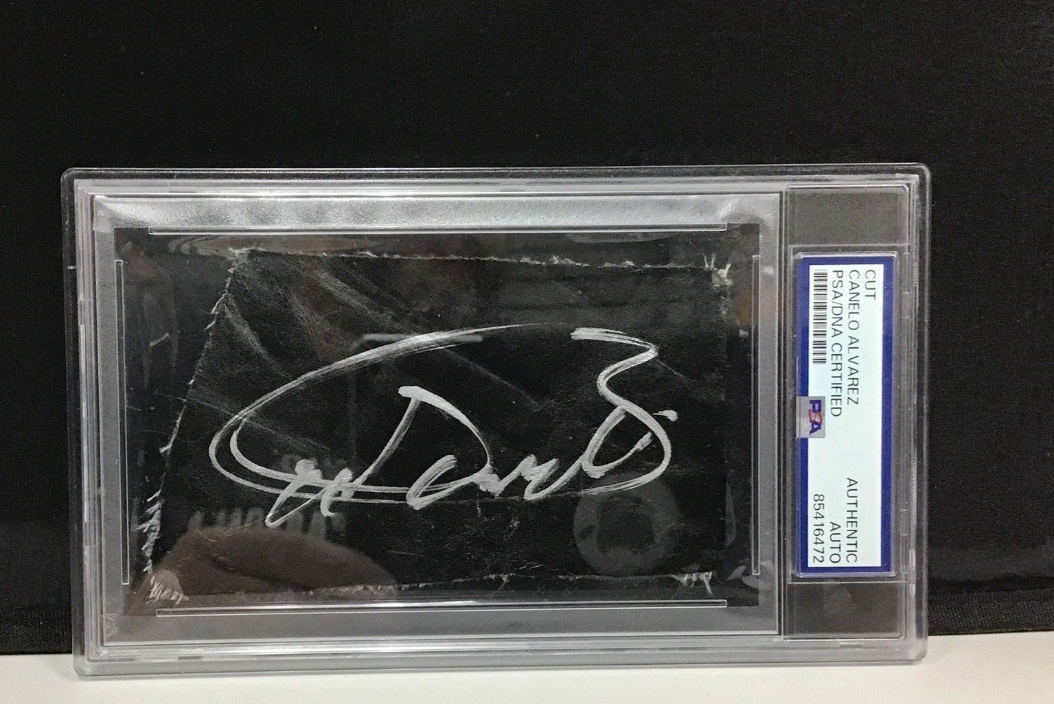Canelo Alvarez Boxer Autographer Cut PSA Auto Authentic view 2