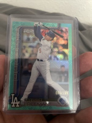 2025 Topps Chrome - Freddie Freeman #23 Teal Refractor /199