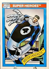 1990 Marvel Universe #19 Mr. Fantastic