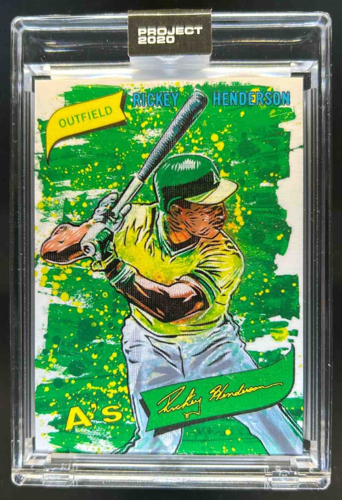 2020 Topps Project Rickey Henderson #57 Athletics