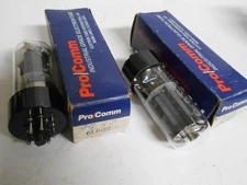 6L6GC radio audio ProComm amplifier vacuum tube valve Germany Lot of 2