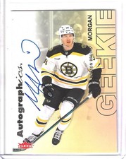 Morgan Geekie 2025-26 Upper Deck Flair SP Autographics On Card Auto Bruins