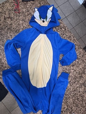 Sonic the Hedgehog Fleece Hooded Pajamas Costume