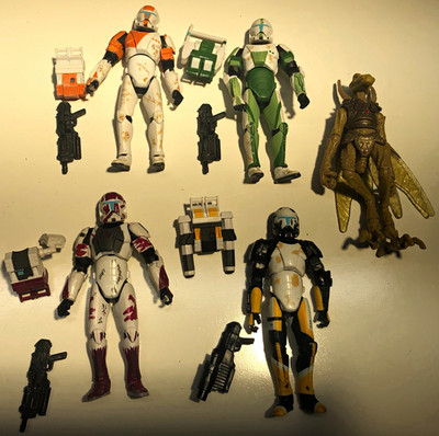Star Wars Toys RUS Exclusive Republic Commando Delta Squad  5 action figure set