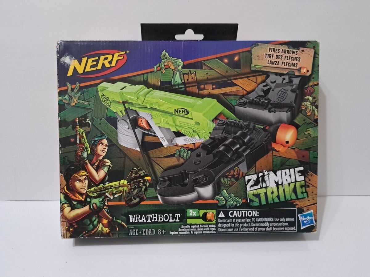 NERF Zombie Strike Wrathbolt Crossbow - Black/Green for sale