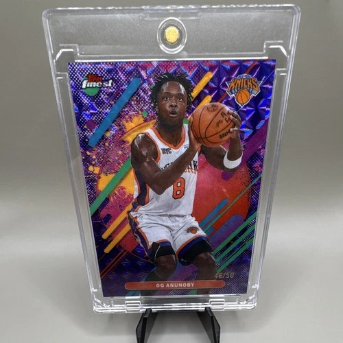 Topps 2025-26 Finest Rare Purple Geometric Refractor OG Anunoby #227 46/50