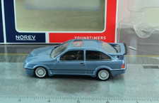 Norev FORD Sierra RS Cosworth Car Diecast Metal Metallic Blue 1/43 Scale 