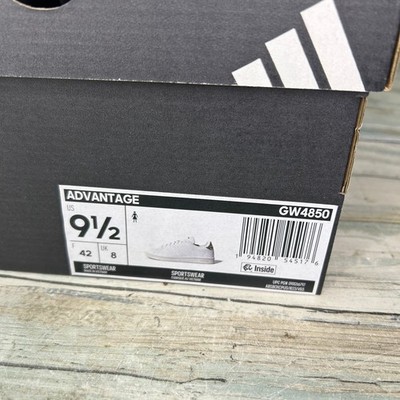 Adidas Women Advantage Shoes Sneakers Size 9.5 Tennis White GW4850