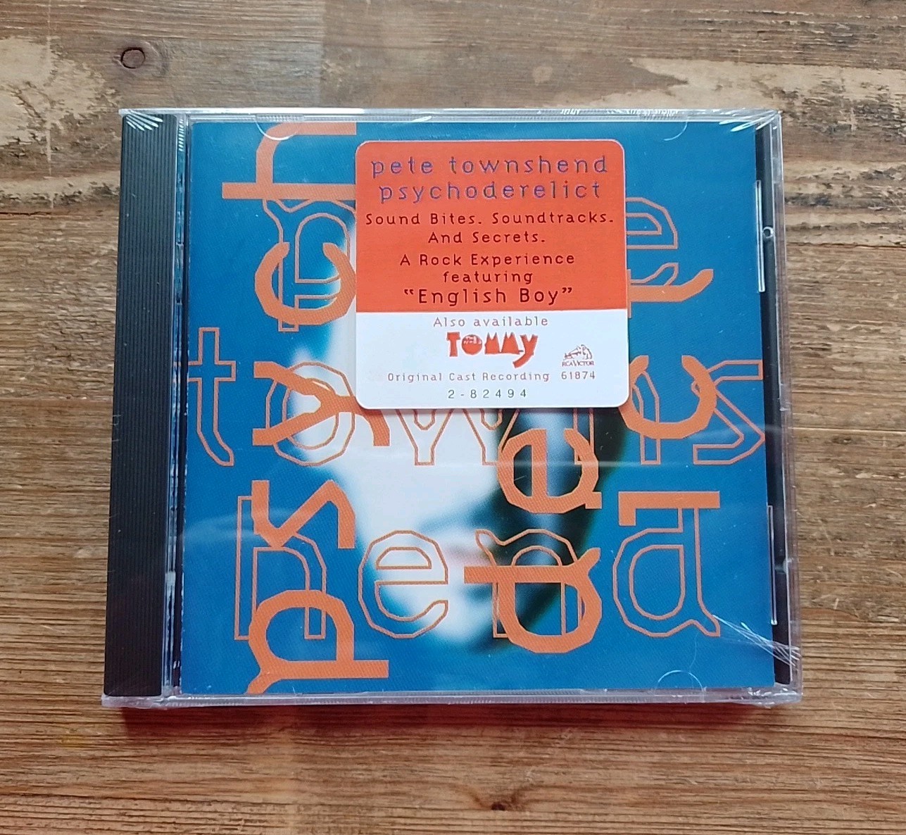Pete Townshend Psychoderelict SEALED 1993 CD LP Album 782494-2