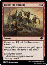 Empty the Warrens (DMR 118), Normal, Dominaria Remastered, MTG