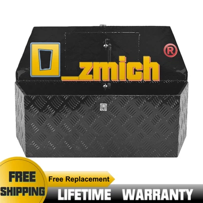 TruckBox D085 Aluminum ToolBox, Trailer StorageBox, Strap StorageBox, DrawbarBox - Photo 1/4