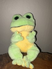 Ty Beanie Bellies Snapper the Green Frog plush toy