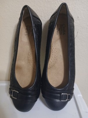 Croft and Barrow Ortholite Cushioning Lightweight Black Flats - Good Condition