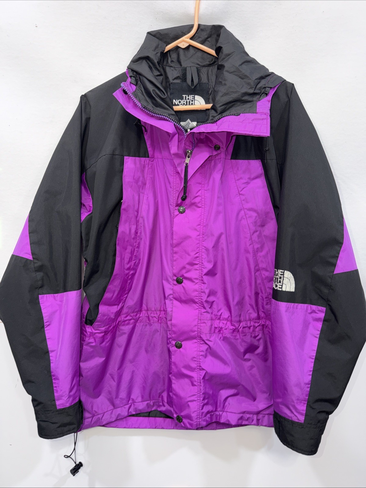 Vintage 90s Womens North Face Mountain Purple Black  Parka Goretex Jacket Small