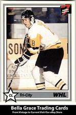 1990-91 7th Inning Sketch WHL Tri-City Americans Checklist #344