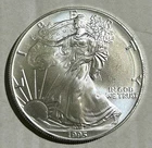 1995 American Silver Eagle 1 Troy Oz .999 Fine Silver Uncirculated Silver Coin
