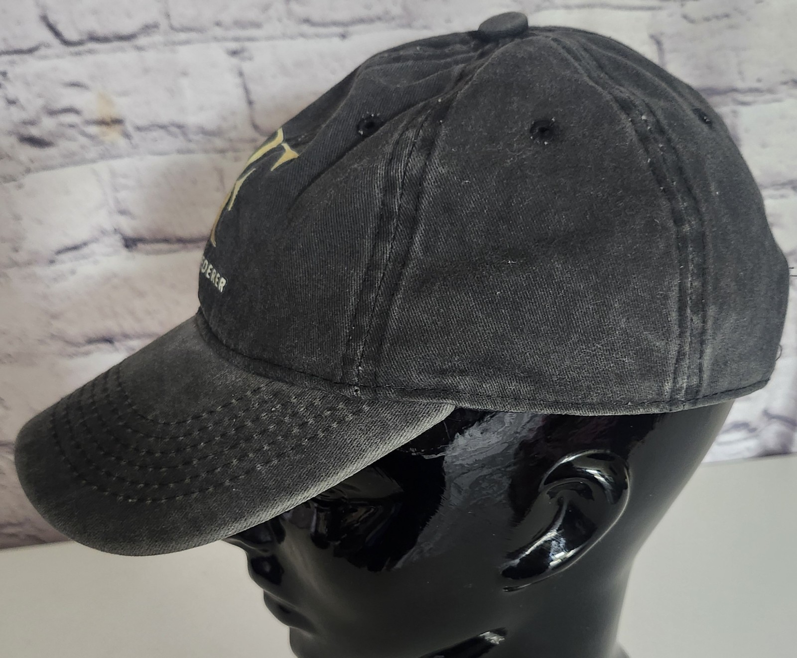 Roger Federer Hat Gray Adjustable Strap Cotton - image 2